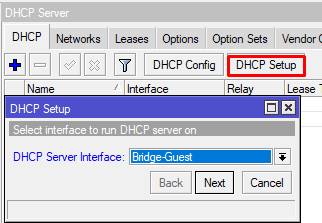 Настройка гостевого WiFi в CAPsMAN, DHCP сервер